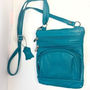 Genuine Leather Crossbody Purse